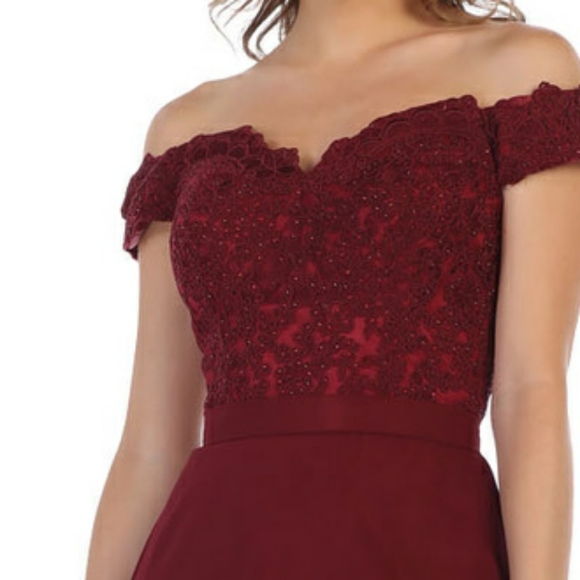 Burgundy dress - Picture 2 of 2